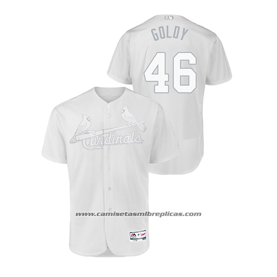 Camiseta Beisbol Hombre St. Louis Cardinals Paul Goldschmidt 2019 Players Weekend Autentico Blanco